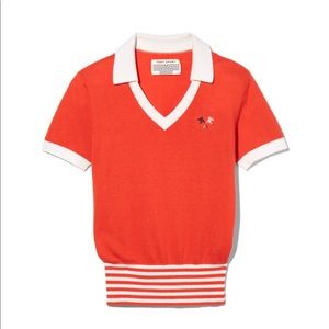 Tory Sport Performance Cashmere Polo Size Small